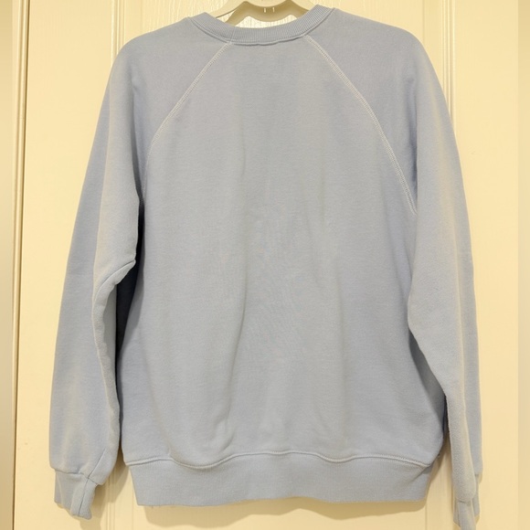 Disneyland Light Blue Mickey Mouse Crewneck Sweatshirt Women’s Size M - Picture 6 of 9